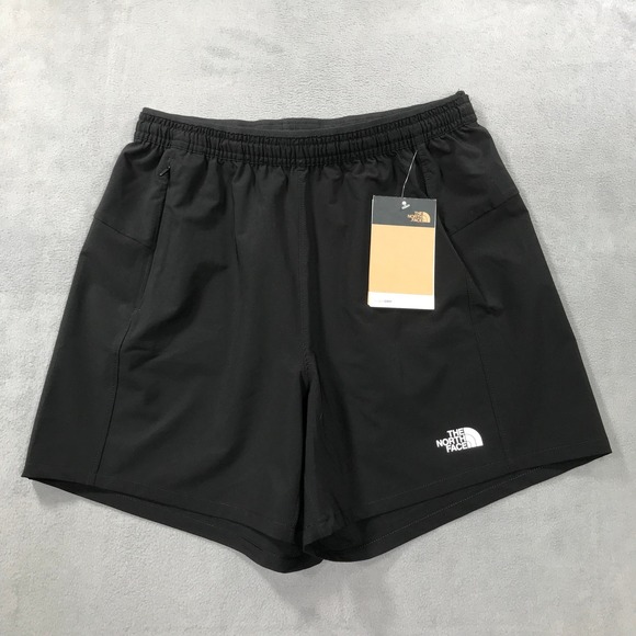 The North Face Wander Short 2.0 TNF Black Womens S Activewear Running Shorts NEW - Picture 1 of 13